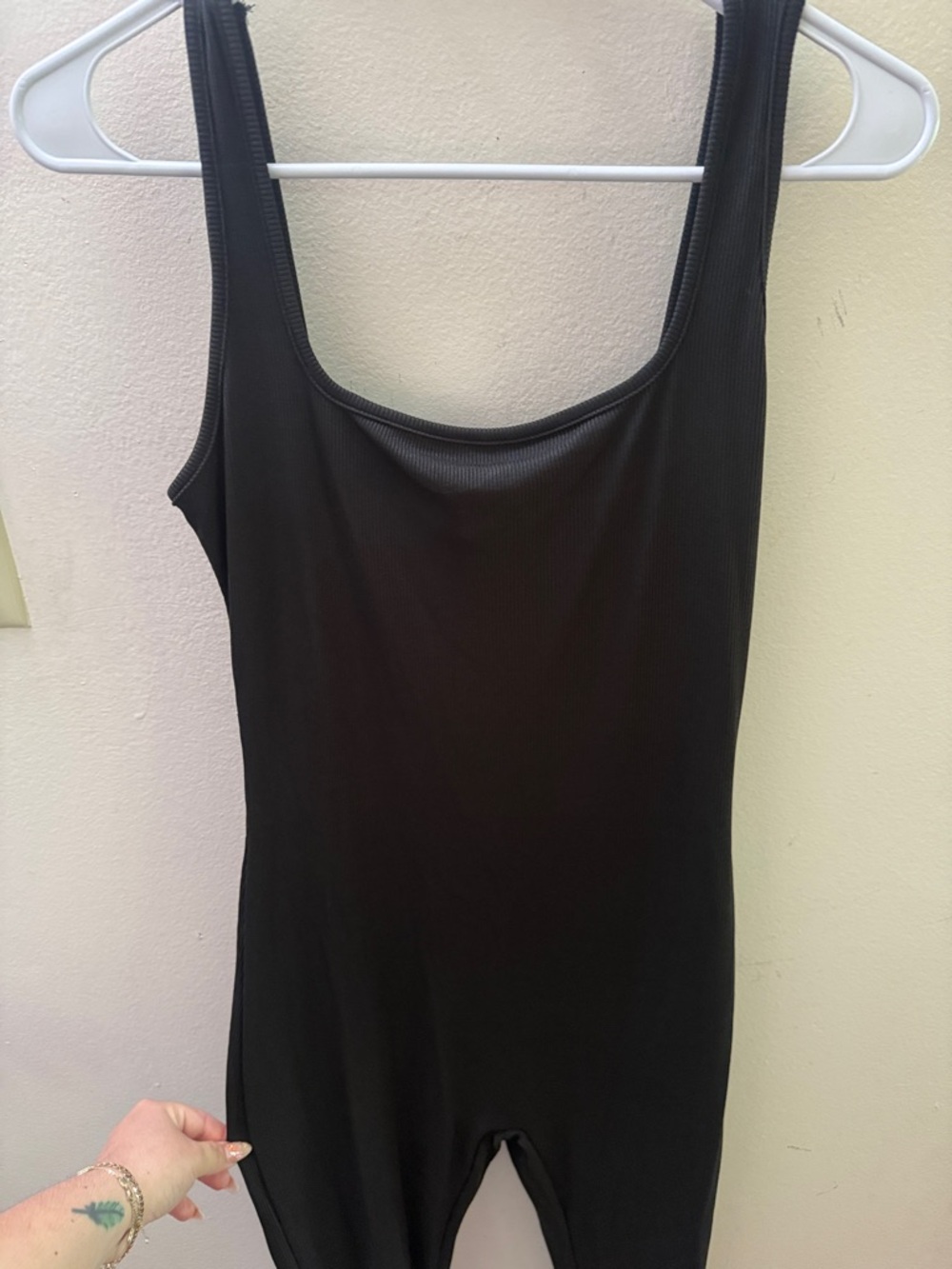 Source Unknown Black Slim Tank Jumpsuit - Picture 2 of 2